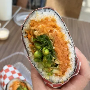 Make your own sushi burrito!