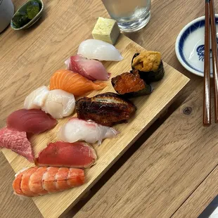 11 piece bosso omakase nigiri