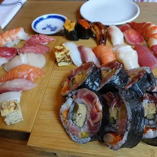 sashimi, sushi and sashimi, food, sushi