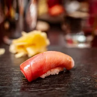 a sushi on a table