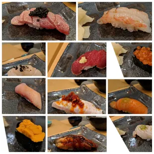 11 of the 12 pieces. I was so excited to eat the wagyUNI I forgot about the picture