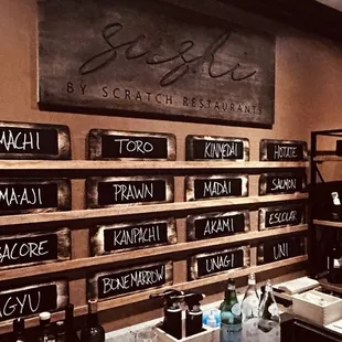 Name boards of included flight