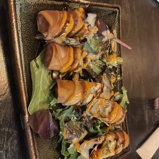 Deep fried veggie rolls