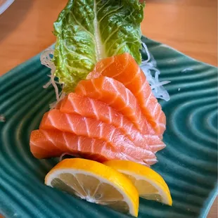 Salmon sashimi