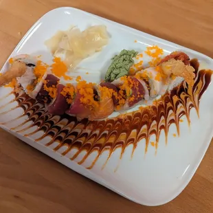 Rainbow Roll is so pretty!