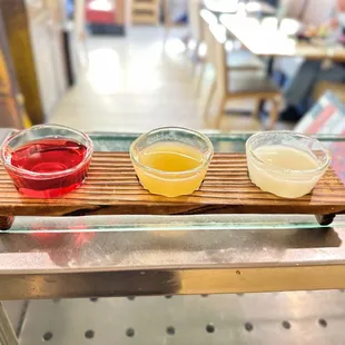 Sake flight