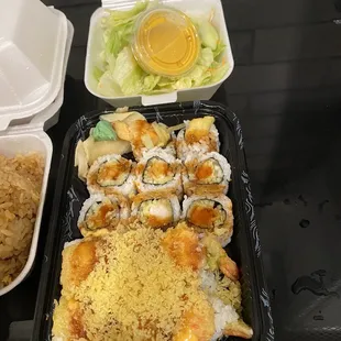 Monster Roll Specialty and 37. Shrimp Tempura Roll