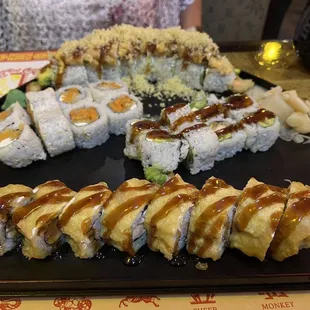 Sweet Potato and Cream Cheese Roll Specialty Monster Roll Specialty Miyazaki Roll Specialty K2. Salmon Katsu