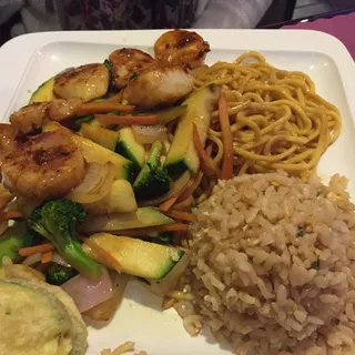 L2. Scallop Hibachi Lunch Special
