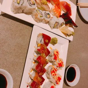 nigiri combo and special rolls