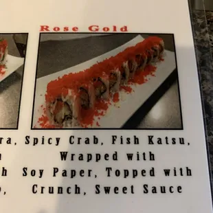 Rose Gold Sushi