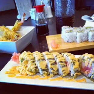 Awesome sushi dinner at Sushi California... And reasonably priced too.