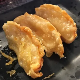 Try the shrimp Gyozo!