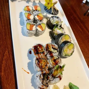 sushi and sashimi, sushi, sashimi, food