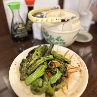 a plate of stir fry vegetables