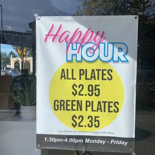 Happy hour was great - we went Friday 2pm