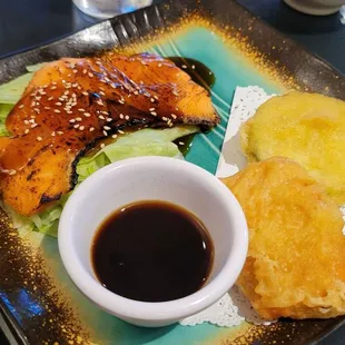 Kids salmon teriyaki