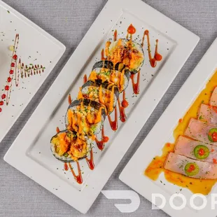 sushi, sushi and sashimi, food, sashimi