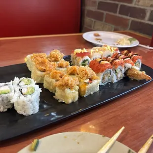 sushi and sashimi, food, sushi, sashimi