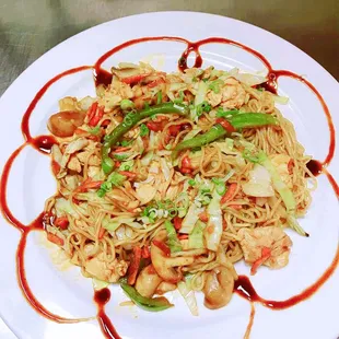 Chicken Yakisoba