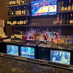 Entrance to bar area