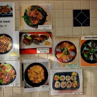 That Chicken Curry looks interesting.  More menu items......