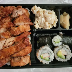 Garlic Chicken Bento is one of my favorites!