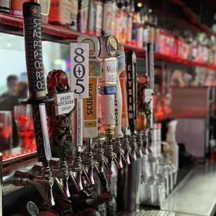 Plenty of beers on tap!