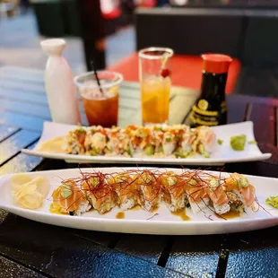 sushi, food, sashimi, sushi and sashimi