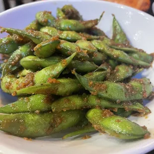 Garlic Edamame