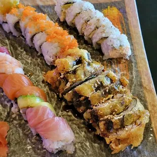 A variety of rolls