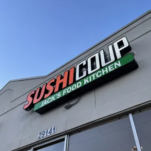 SUSHI COUP: JACK'S FOOD KITCHEN - JACK'S BACK!!!!!