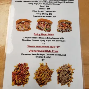 Menu || IG: @misspiggyeats