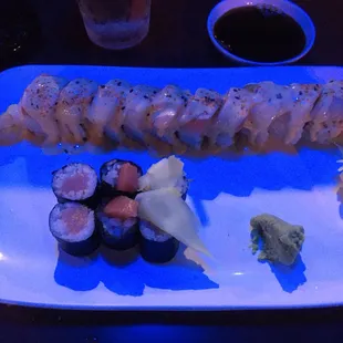 Tuna roll &amp; ak-47 roll w/o jalapeños