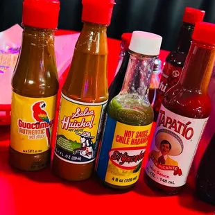 Additional spice on the table.