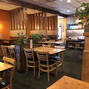 Restaurant interior.