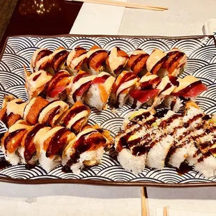 Sushi platter