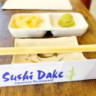 Ginger, Wasabi, Chopsticks (10/28/22). #SushiDake #Burbank #JapaneseFood #Sushi