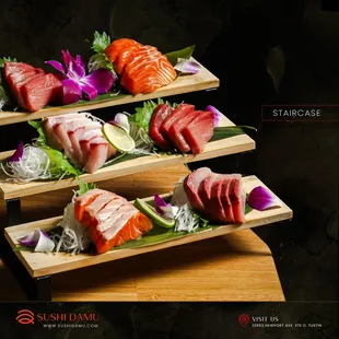 Unlimited Sashimi, Unlimited Bliss!  Photo credits: * * Order Online: https://order.sushidamu.com/ #AYCESashimi #BluefinTuna