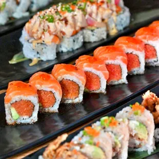 Warning: The First Kiss roll may leave you wanting more.

Togo and Delivery: https://togo.sushidamu.com/