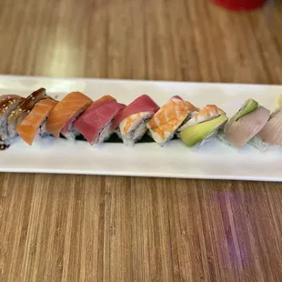 Rainbow roll.