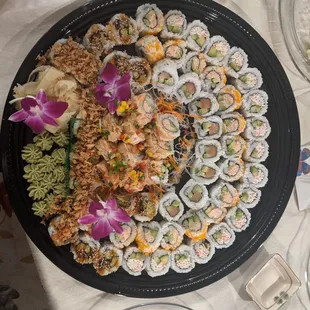 Sushi platter