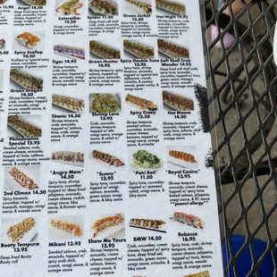 Menu 7/27/22