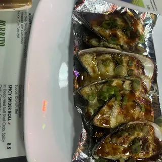 1. Baked Green Mussel