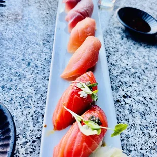 Zuke ocean trout, New Zealand king salmon and bluefin toro