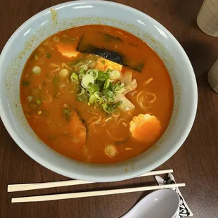 Miso ramen. Good!
