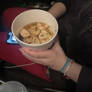 Chicken udon No mushrooms