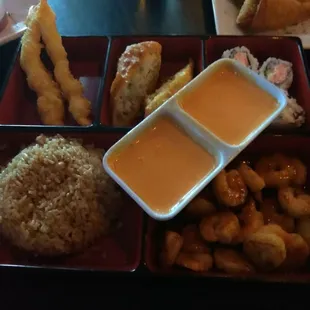 Hibachi Shrimp Bento Box!