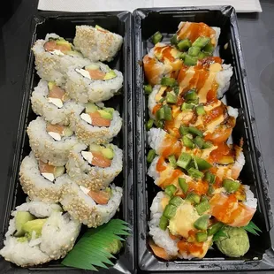 Left: Philly Roll Right: One Inch Punch