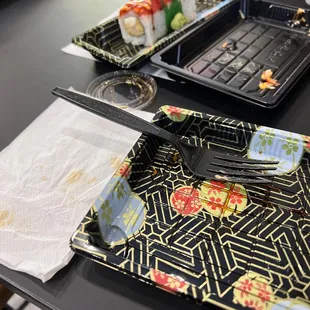 Took the picture too late! Love this sushi place. Food was excellent. We will be back